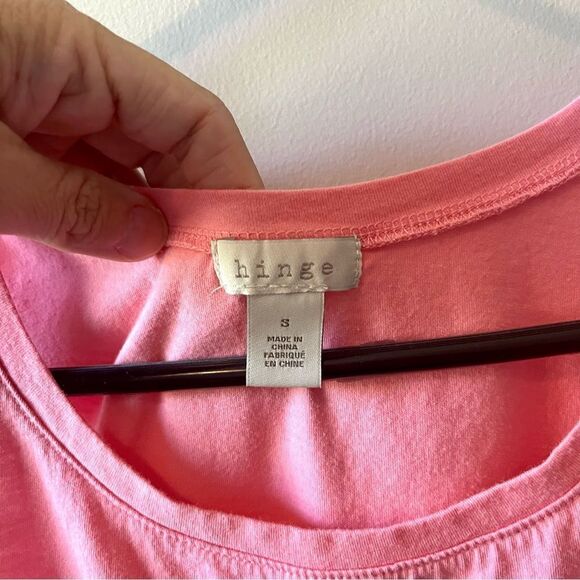 HINGE Tank Top with Ruffle Bottom Size Small - Picture 4 of 4